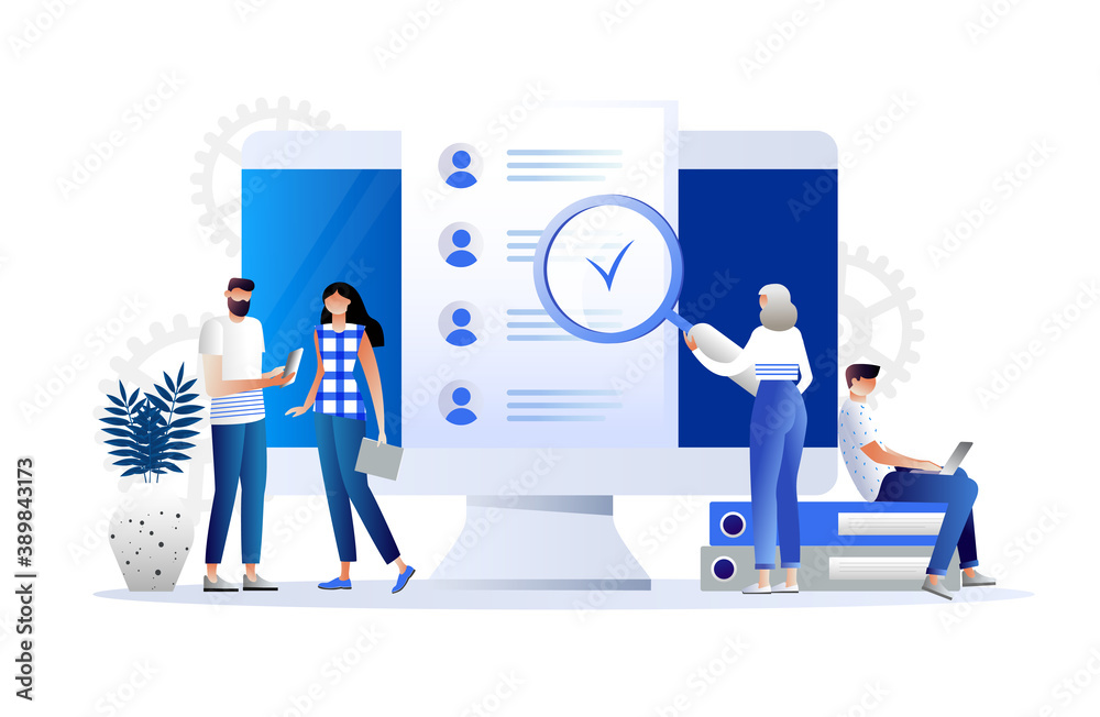 Concept Blogging, education, creative writing illustration Concept Blogging, education, creative writing illustration