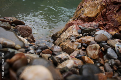 rocks and sea