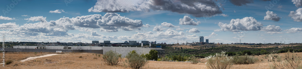 panoramic of Madrid
