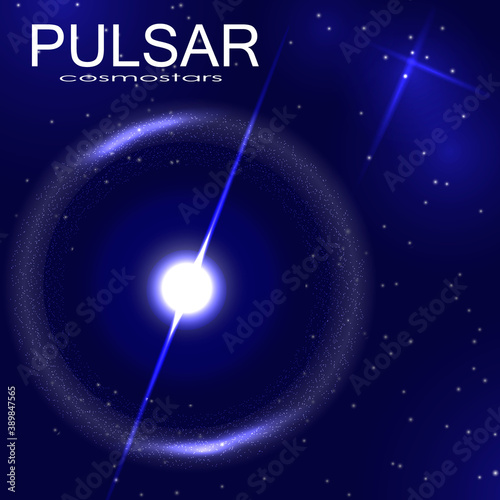 pulsar formation in the space photo