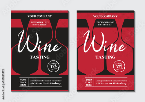 Wine Tasting Poster and Flyer