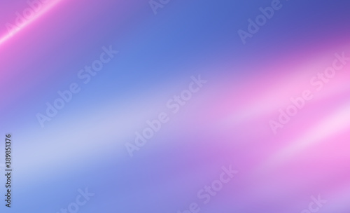 Abstract ultraviolet blank background  neon light. Blue and pink color gradient  lines and rays  oblique lines. Liquid lines.