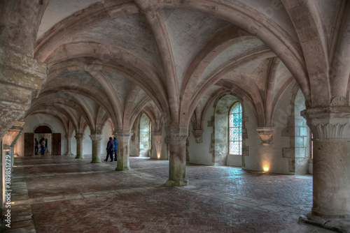 Salle de l abbaye de Fontenay  France