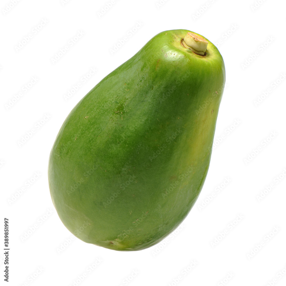 Papaya fruit isolated on a white background Papaya fruit isolated on a white background