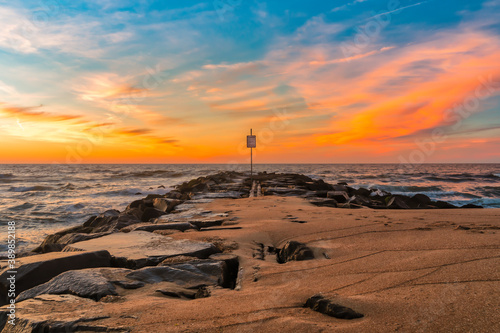 sunrise at the beach