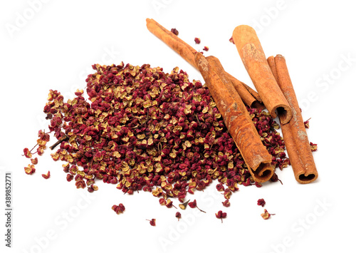 Pricklyash Peel on white background photo