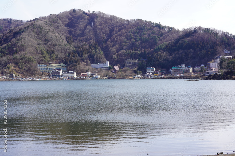 河口湖の風景 河口湖の風景