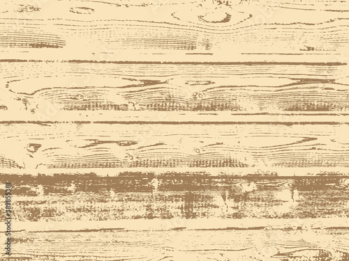 Vector scratched wooden texture in yellow color