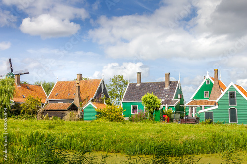 Landscape in Zaandam, The Netherlands