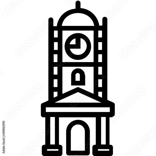 
A famous tower in a third largest city of Pakistan with a cock depicting clock tower 
