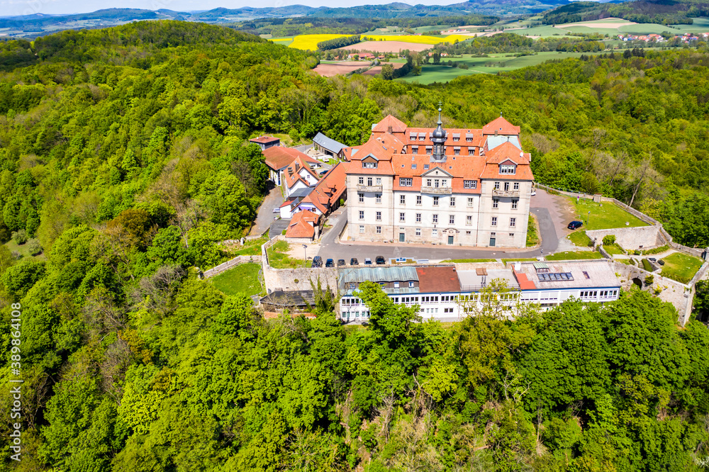 Bieberstein Castle, Hofbieber, Rhön, Hessen, Germany,