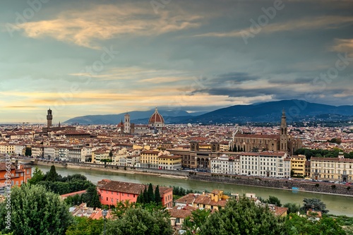 Florence Townscape Panoramic View © Nektarstock