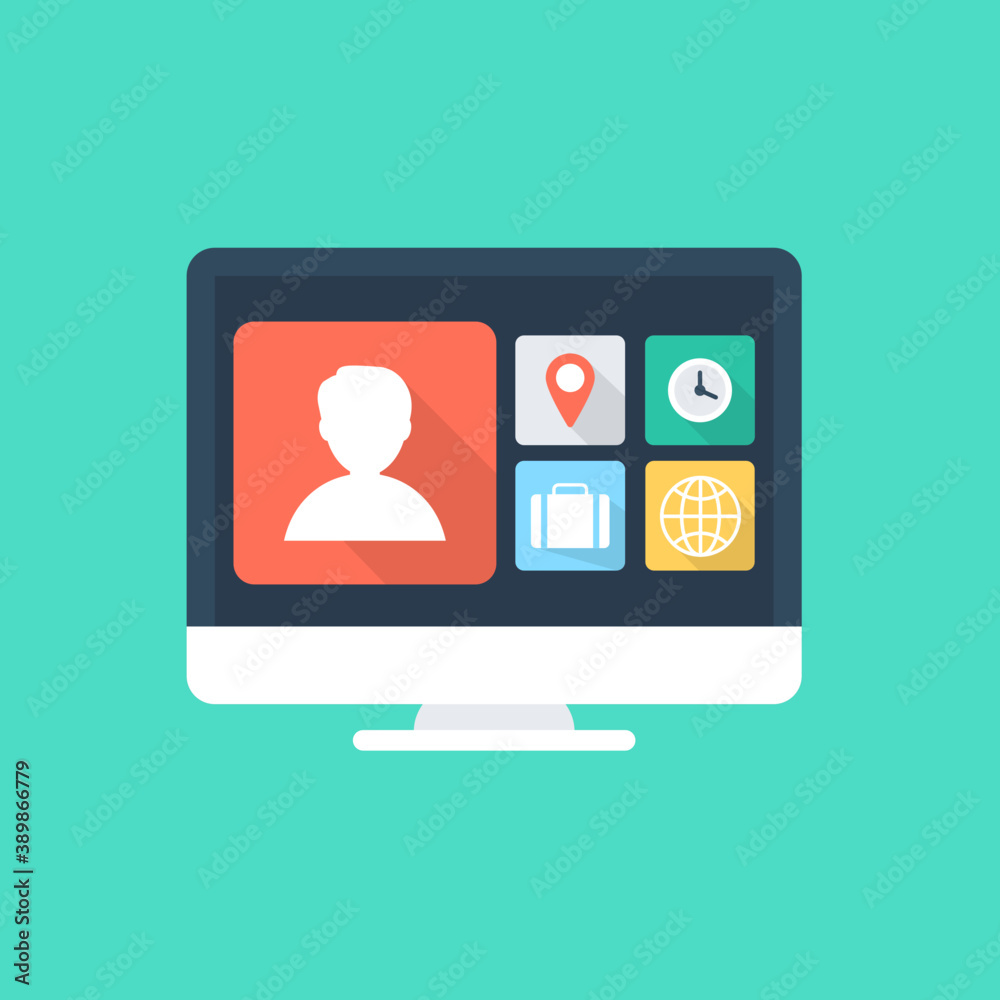 
User interface, visual part of computer application or operating system 
