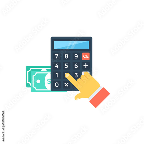 
Calculation visual, the act or process of calculating 
