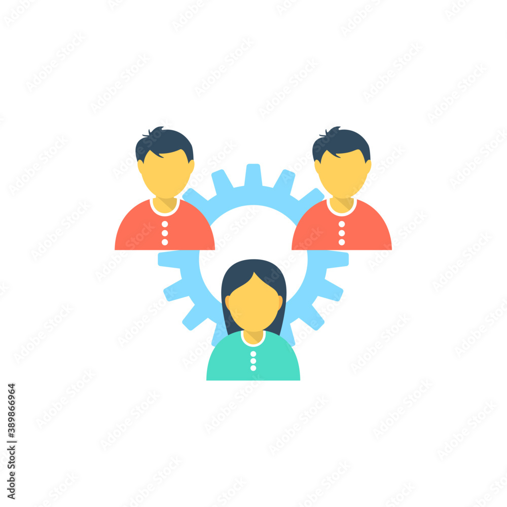 
Delegation Task, icon concept is management leadership 
