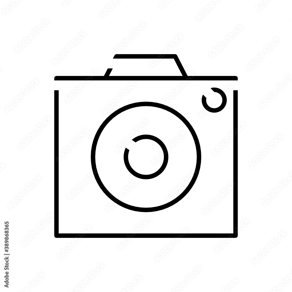 digital camera outline icon illustration digital camera outline icon illustration