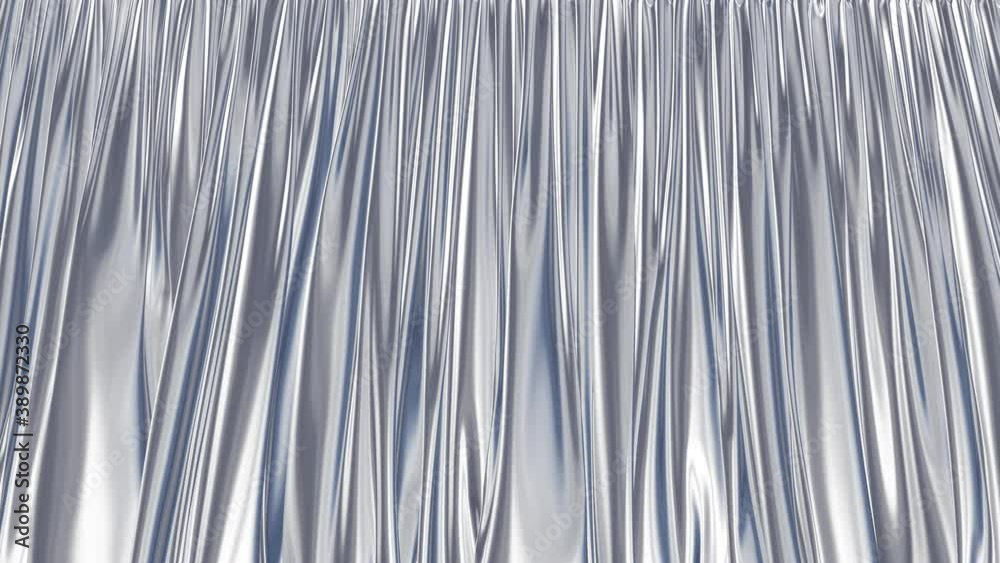 Realistic 3D animation of the textured glossy grey window curtain rendered in UHD, alpha matte is included Realistic 3D animation of the textured glossy grey window curtain rendered in UHD, alpha matte is included