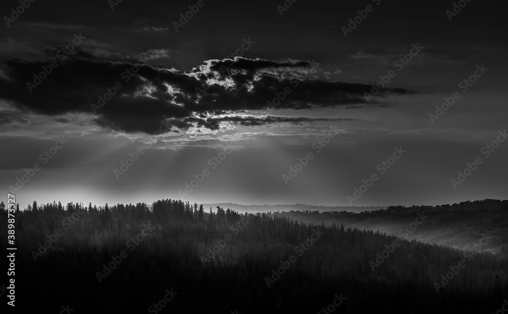 Magnificent view of valley in Poland Magnificent view of valley in Poland