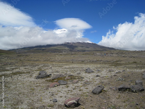 Hiking in the jungles and mountain landscapes around Banos and Mindo in Ecuador, South America
