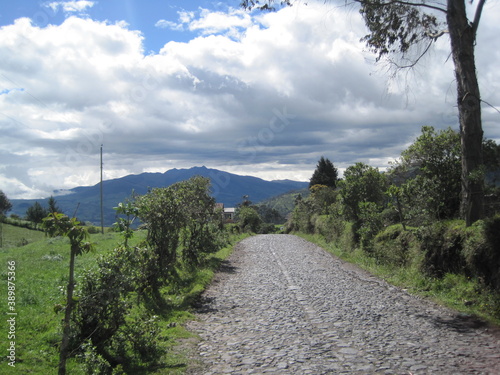 Hiking in the jungles and mountain landscapes around Banos and Mindo in Ecuador, South America