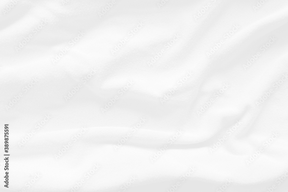 White and grey Smooth elegant background with cloth soft waves. Cloth texture can use as background design.