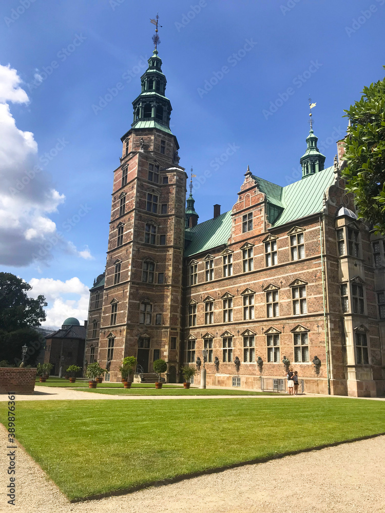 Obraz premium Rosenberg Castle at Kongens Have in Copenhagen, Denmark