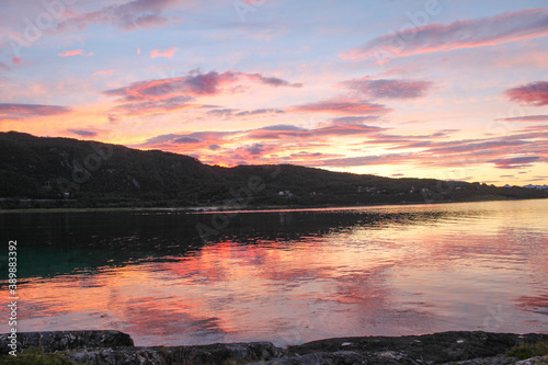 Fototapeta Naklejka Na Ścianę i Meble -  Sunset, Norway