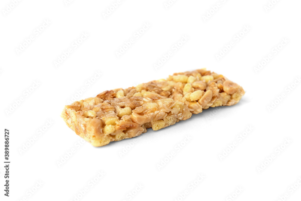 Granola bar isolated on white background. Granola bar isolated on white background.