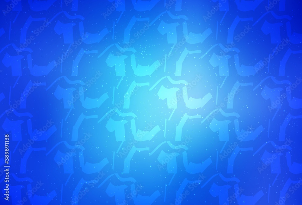 Light BLUE vector pattern with wry lines. Light BLUE vector pattern with wry lines.