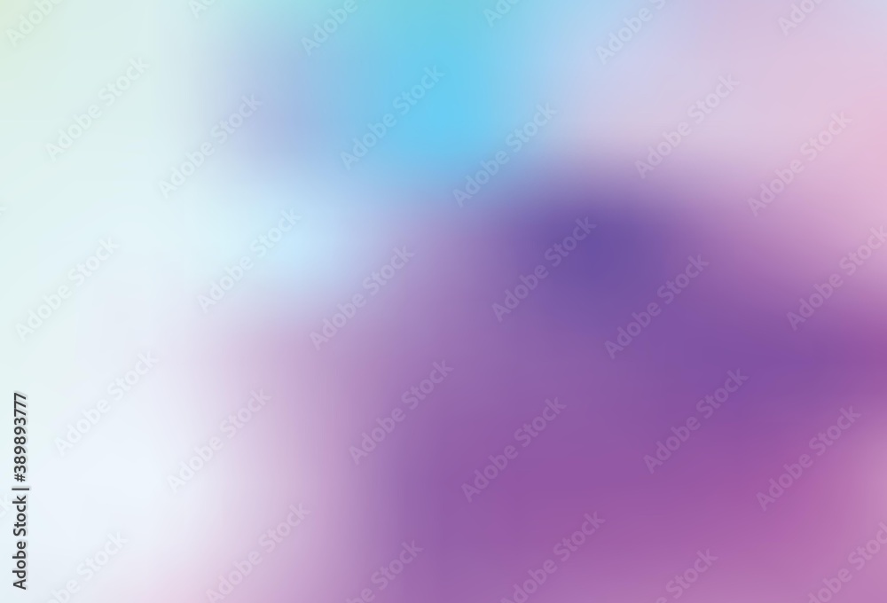 Light Pink, Blue vector blurred bright texture.
