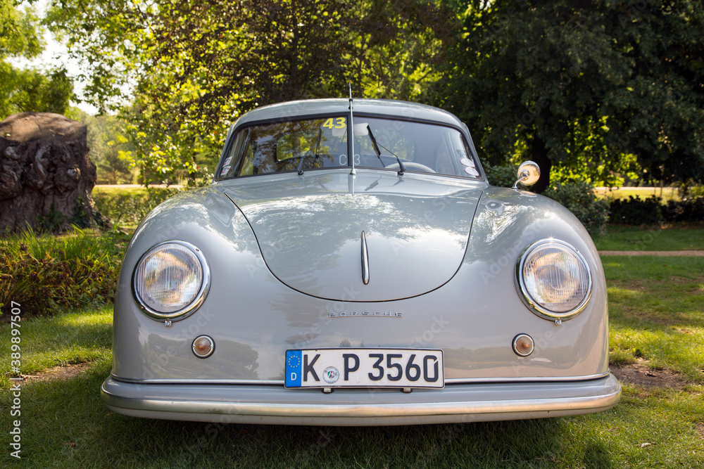 P555864 - NLA70002 - NUR SPIEGEL DER SONNENBLENDE für Porsche 356 pré-a /  1954 / 1100 (369) / Coupe pré a / 4-gang-handschaltgetriebe