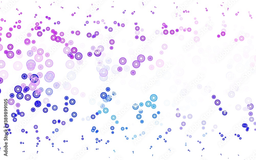 Light Pink, Blue vector pattern with spheres. Light Pink, Blue vector pattern with spheres.