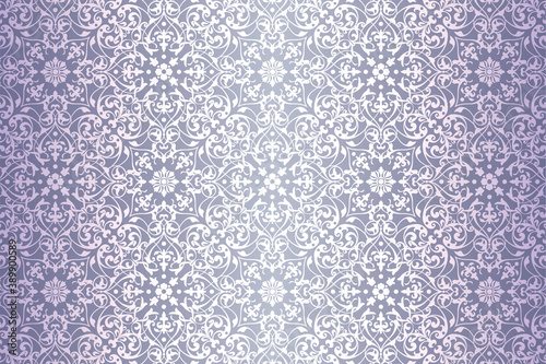 Vintage background with seamless pattern.