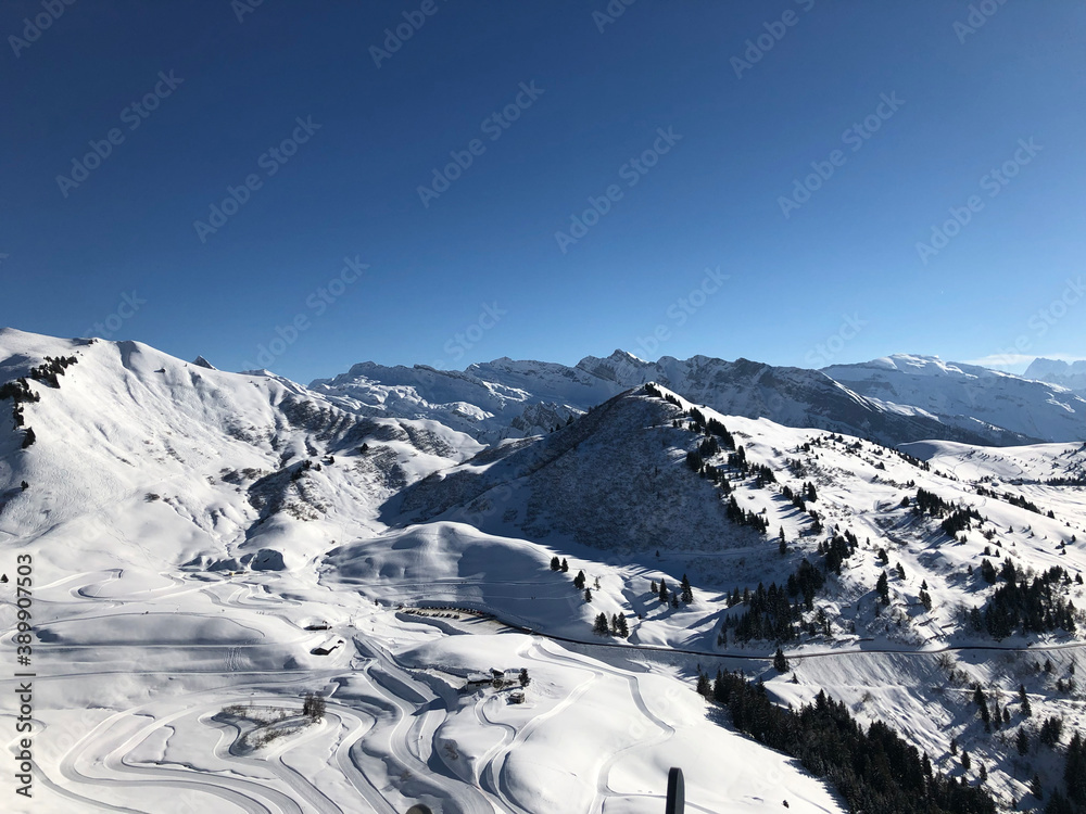 French Alps, snowy scenes, France, Skiing