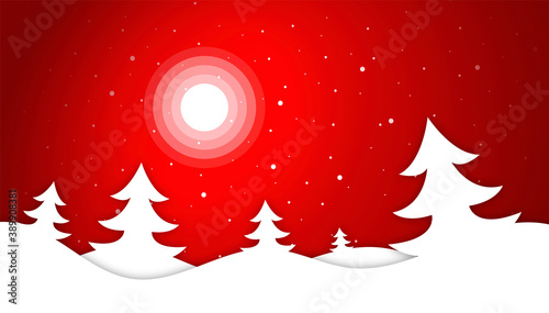 sfondo, alberello, neve, fiocchi di neve, nevicata, natale, inverno