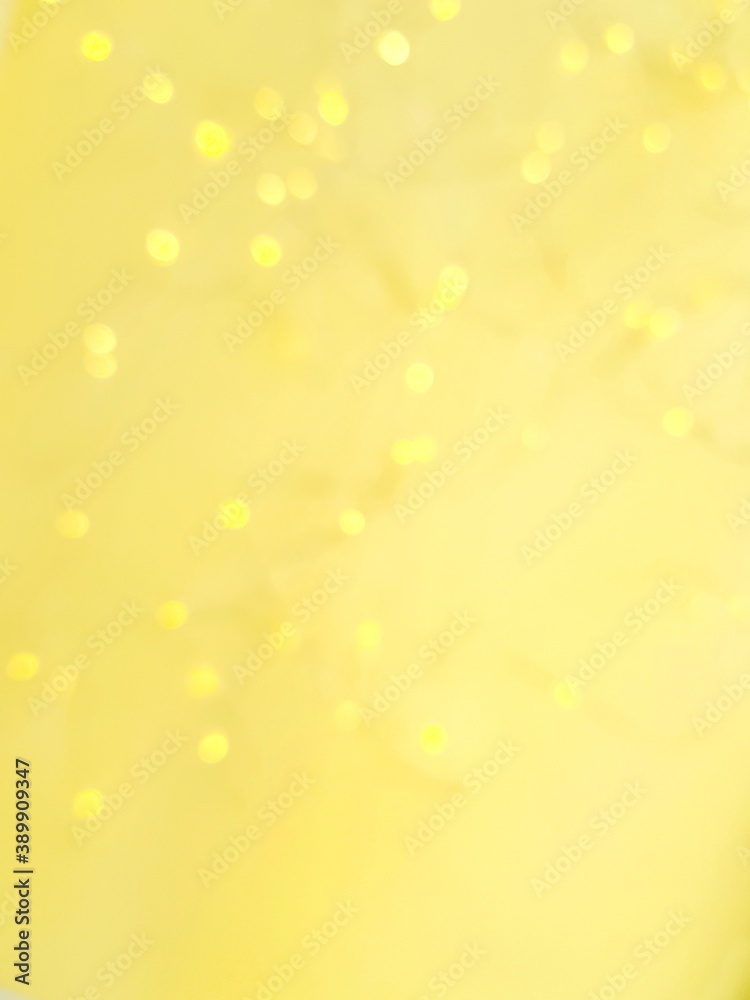 The golden side's or boke on a yellow background. Merry Christmas and happy New Year. Christmas background.