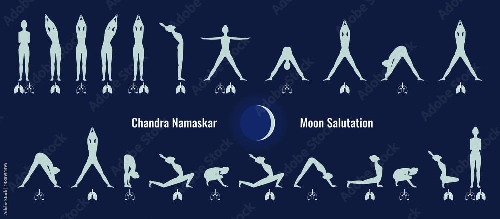 Moon Salutations: A Yoga Sequence for a Calm Mind and Relaxed Body