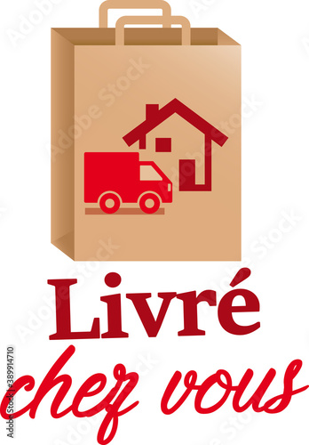 SAC LIVRAISON A DOMICILE - LIVRE CHEZ VOUS