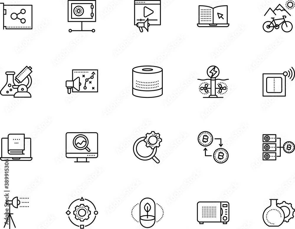 technology vector icon set such as: screen, speaker, monitoring, magnifying lens, pagoda, innovation, factory, e-book, coin, oven, stream, pharmacy, health, gold, tech, secure, vietnam, workflow technology vector icon set such as: screen, speaker, monitoring, magnifying lens, pagoda, innovation, factory, e-book, coin, oven, stream, pharmacy, health, gold, tech, secure, vietnam, workflow