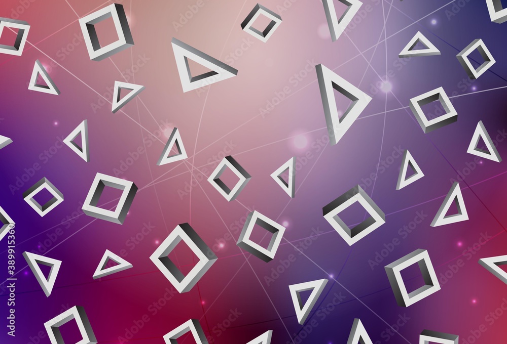 Dark Blue, Red vector backdrop with rhombus. Dark Blue, Red vector backdrop with rhombus.