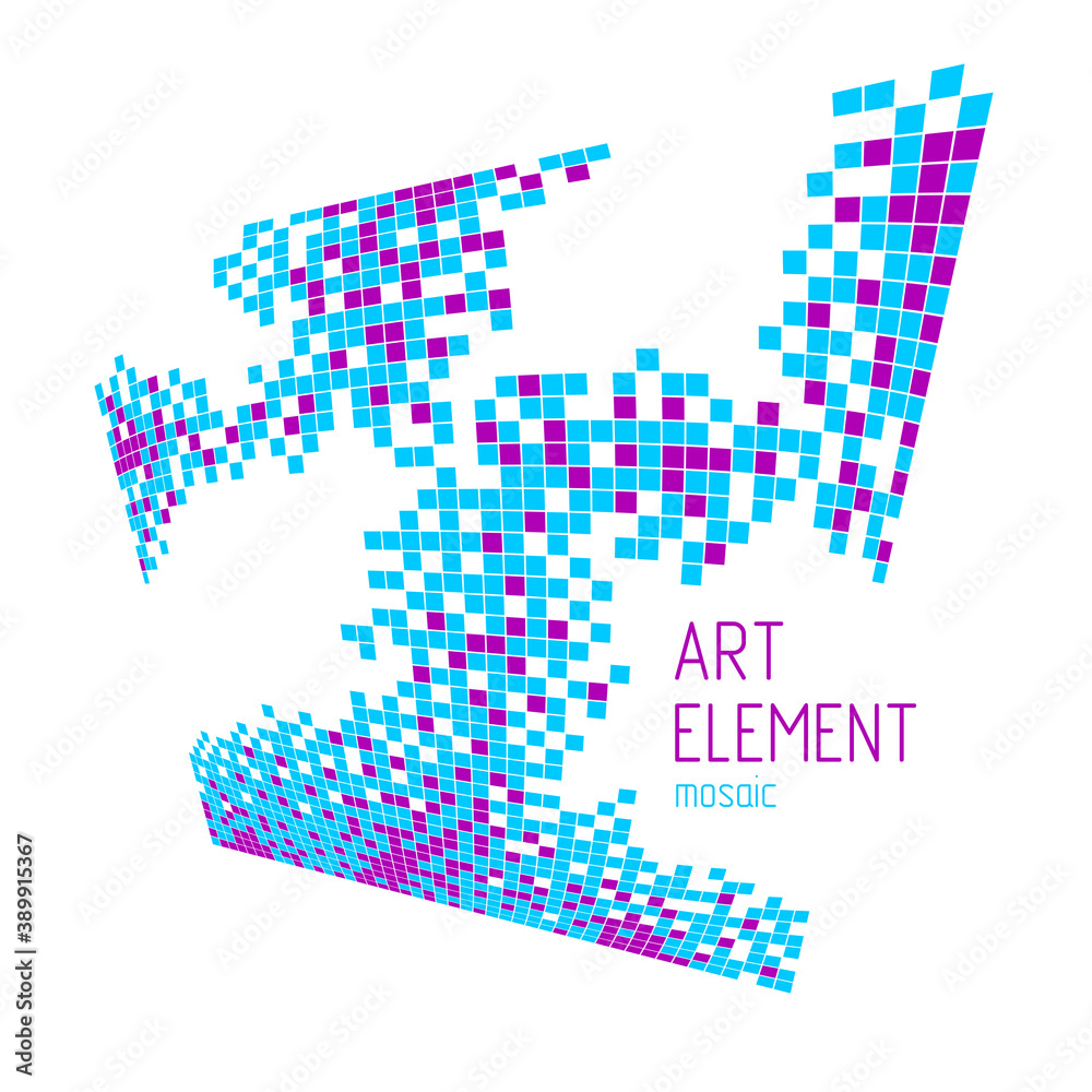 Abstract mosaic square tiles art illustration, vector artistic design background with copy space for text and title. Usable for brochure, magazine, ad, banner, poster. Abstract mosaic square tiles art illustration, vector artistic design background with copy space for text and title. Usable for brochure, magazine, ad, banner, poster.