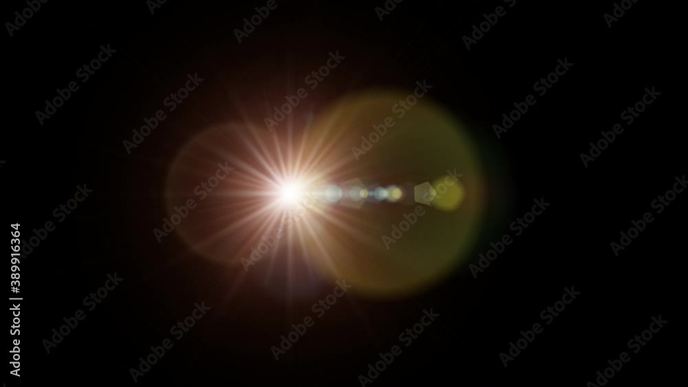 epic trailer camera light ray effect