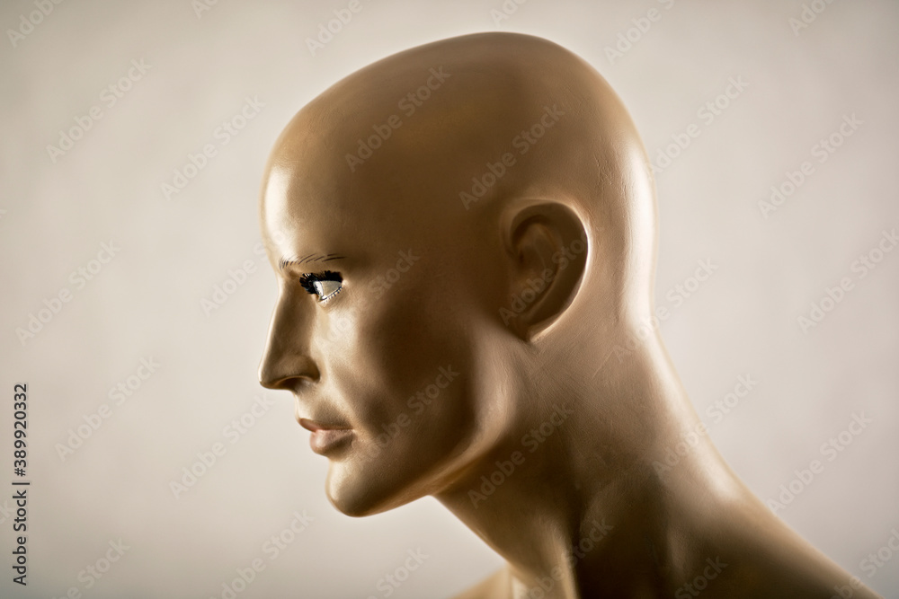 Portrait of an old mannequin Portrait of an old mannequin