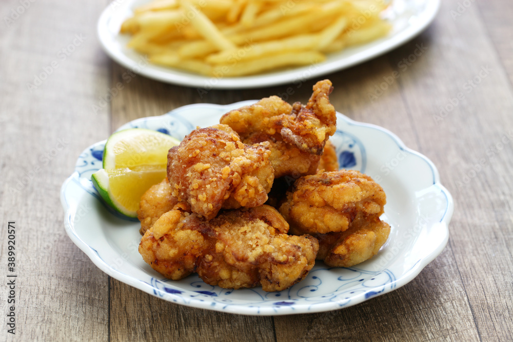 karaage, japanese fried chicken karaage, japanese fried chicken