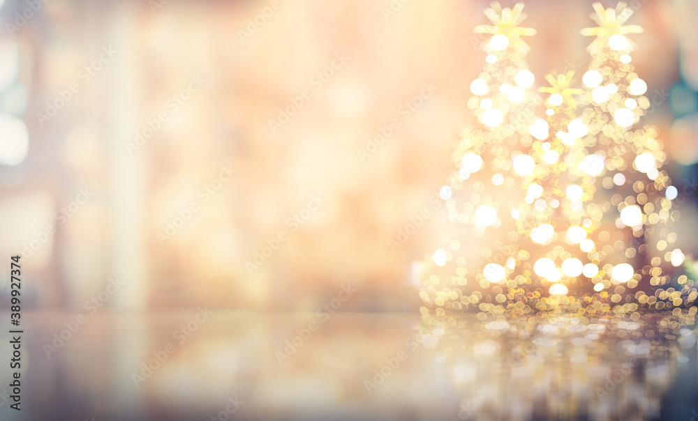 Christmas warming soft color for background - obrazy, fototapety, plakaty 