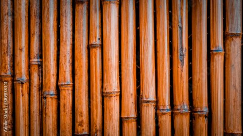 vintage bamboo fence which looks beautiful