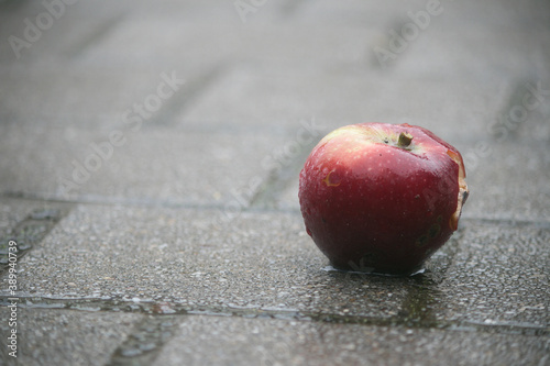 Apple on the floor