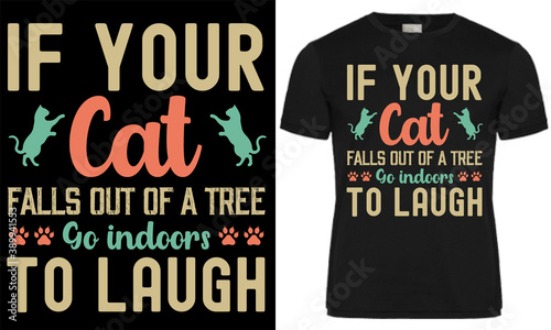 cat t shirt design