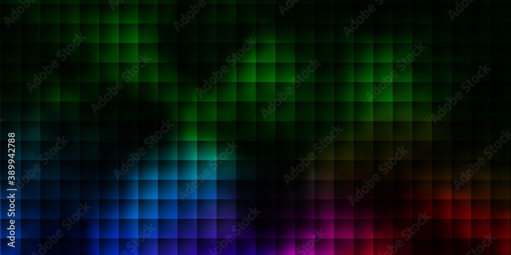 Dark Pink, Green vector backdrop with rectangles.