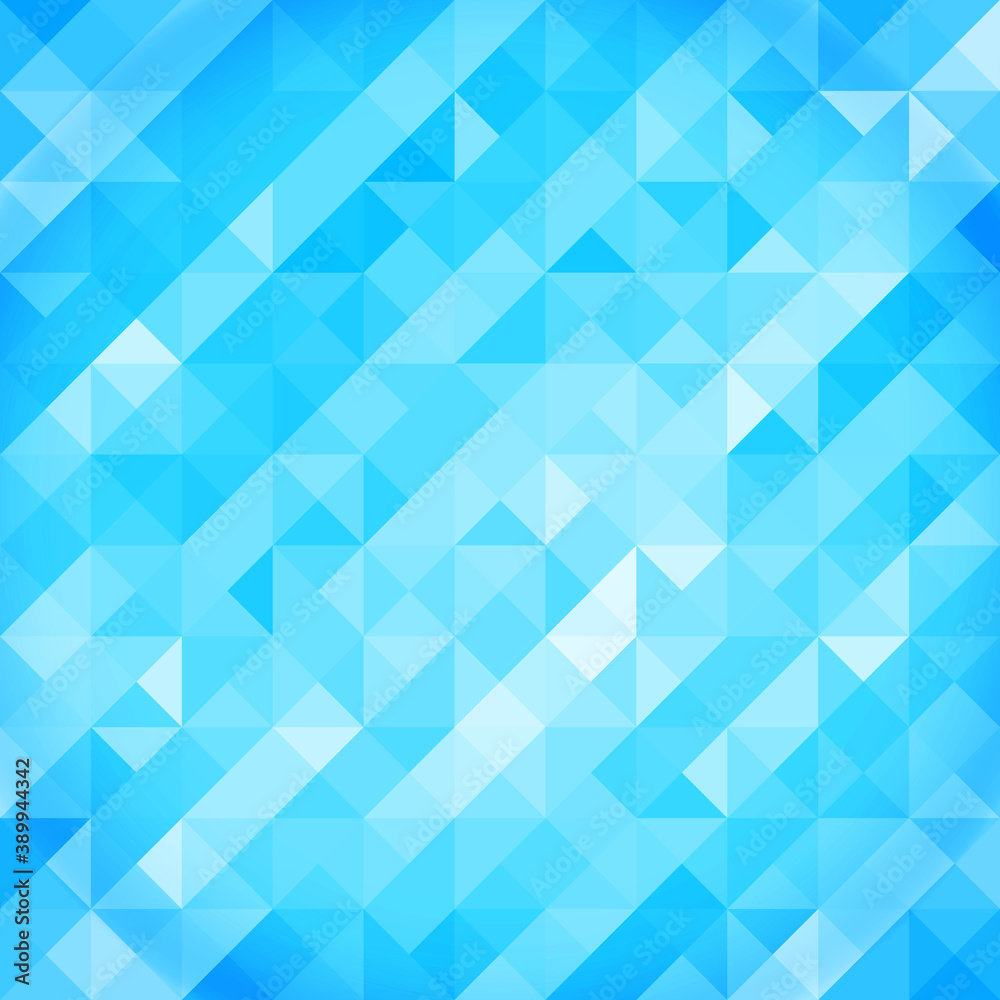 Obraz premium blue bright abstract triangles background stock vector illustration.